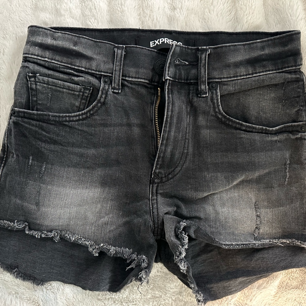 Express Dark Grey Shorts